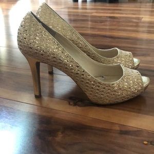 Gold heels